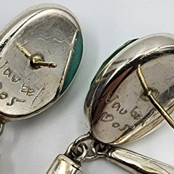 Steve Vaubel Sterling Silver Dangly Earrings - Picture 4 of 9